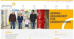 Desktop Screenshot of gespag.at